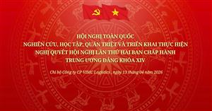 Chi ủy Công ty cổ phần VIMC Logistics tham dự Hội nghị toàn quốc nghiên cứu, học tập, quán triệt Nghị quyết Hội nghị lần thứ hai Ban Chấp hành Trung ương Đảng khóa XIV